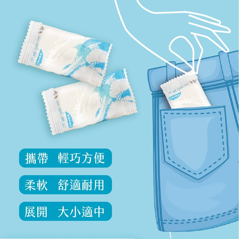 宏瑋-水墨款壓縮巾洗臉巾(10顆/包) 宏瑋-水墨款壓縮巾洗臉巾(10顆/包)